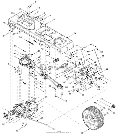 Mtd 14ag808h163 2003 Parts Diagram For Drive Controls