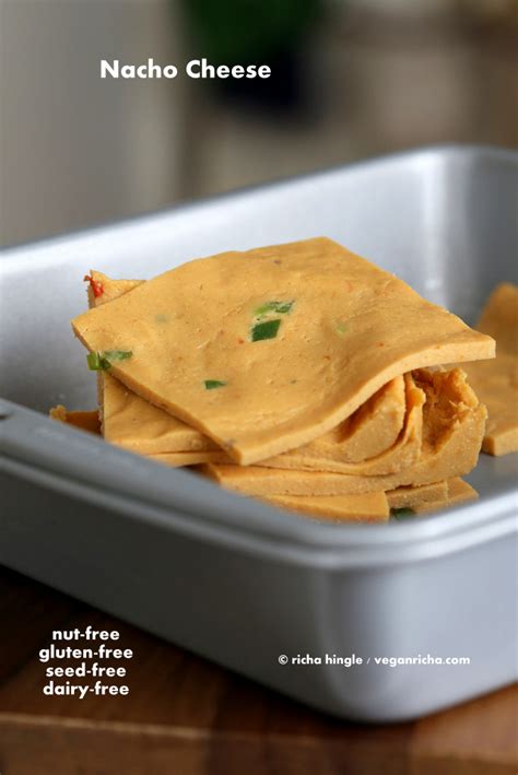The cheddar slices are the first vegan cheese i would happily eat the slices all by themselves like i would dairy cheese in the past. Nut Free Vegan Nacho Cheese Slices. Gluten-free Recipe ...