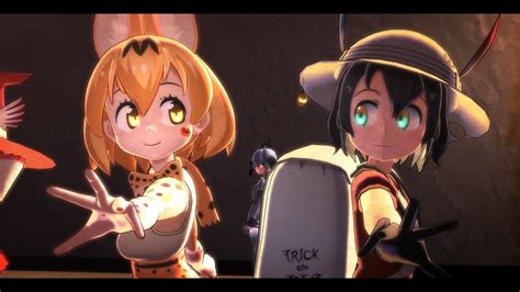 【mmdけもフレ】かばんちゃん達でhappyhalloween【ハシビロコウが見てる】1080p 60fps youtube