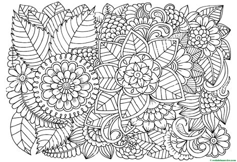 Dibujos De Flores Para Colorear