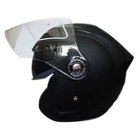 Hnj Half Face Helmet Motor Helmets Dual Visor Motors Motorcycle Motors