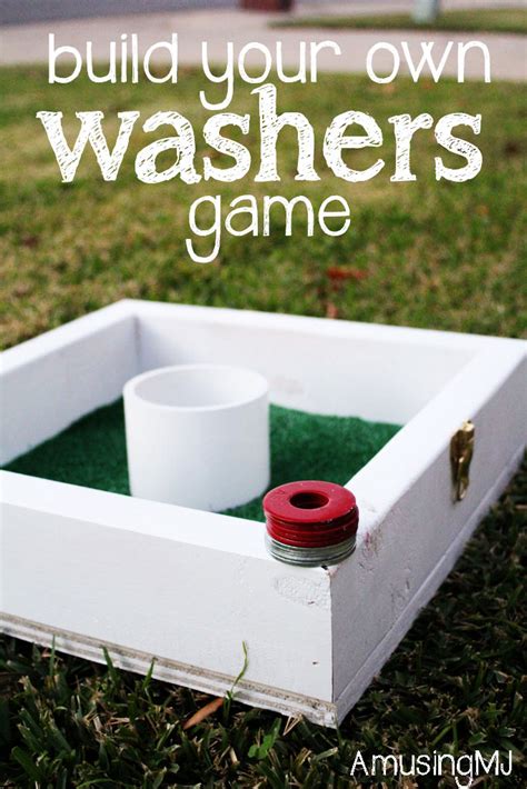 The official rules for playing a game of washers very much resemble the rules for playing horseshoes. DIY Washers Game