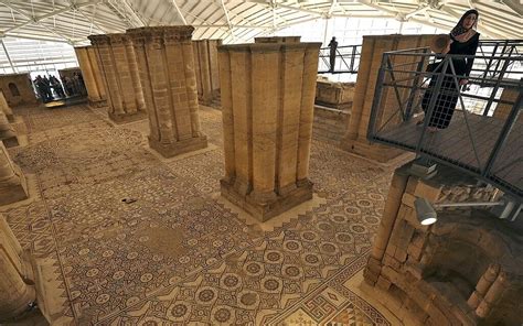 Restored Ancient Mosaic 1 Of Worlds Largest Unveiled At Jericho