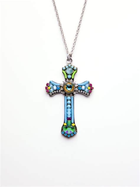 Product Lolettas Jewelry Turquoise Cross Necklace Cross Jewelry