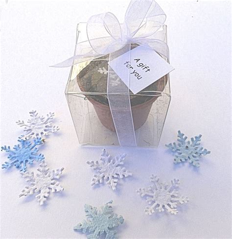 Paper Seed Snowflakes Diy Winter Wedding Or Bridal Shower Favors