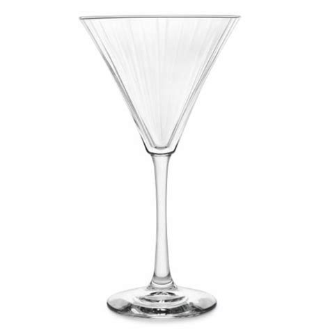Libbey Paneled Martini Glasses Set 4 Pk King Soopers