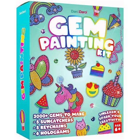 Gem Diamond Painting Kit For Kids Arts And Crafts For Girls And Boys