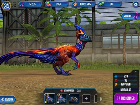 Utahraptor (meaning utah thief) is extinct genus of carnivorous dromaeosaurid from the barremian stage of the early cretaceous, living in what is now north america. Utahraptor - Jurassic World (game), dinosaure | Jurassic ...