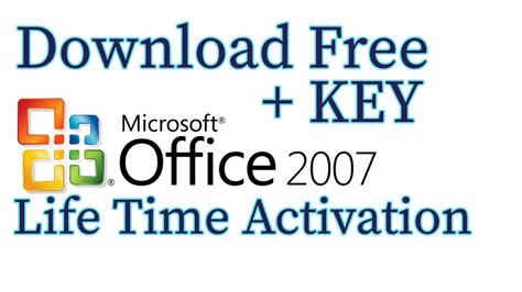 Microsoft Office 2007 Activation Key Workingfor Lifetime Youtube