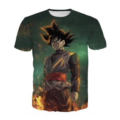 Dragon ball z merchandise was a success prior to its peak american interest, with more than $3 billion in sales from 1996 to 2000. Dragon Ball Super Saiyan Black Goku T-Shirt - Otakupicks