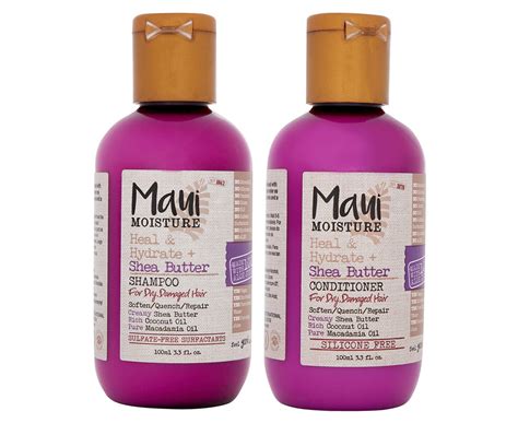 Maui Moisture Heal Hydrate Shea Butter Shampoo Conditioner Pack