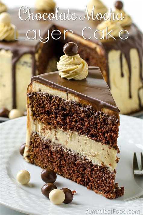 Chocolate Mocha Layer Cake Recipe From Yummiest Food Cookbook