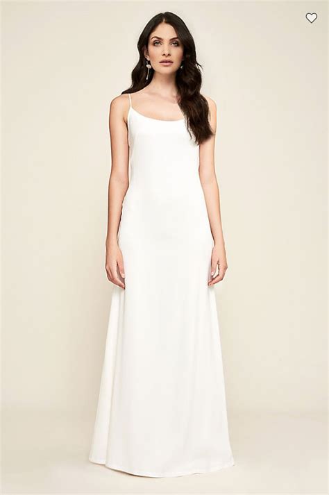 Slip Wedding Dresses For The Minimal Bride Who What Wear Uk