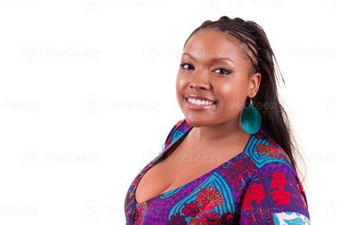 Belle Femme Noire Souriante Peuple Africain Photo De Stock Chez Vecteezy
