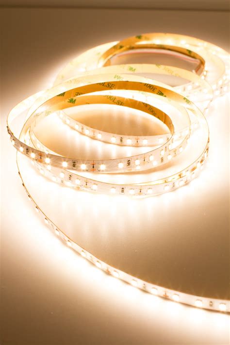 12v 2835 Series Cri 95 3000k Warm White Color Led Strip Light Alumin