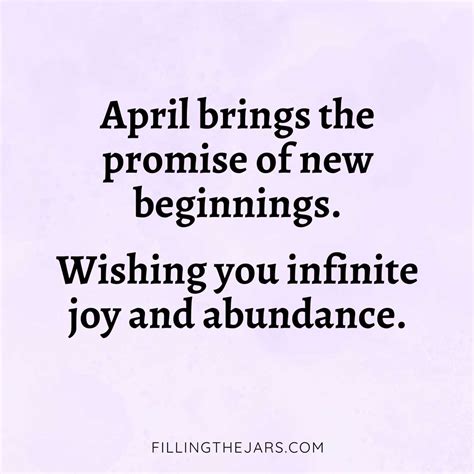 29 Best Hello April Quotes And Sayings To Welcome The Month Filling
