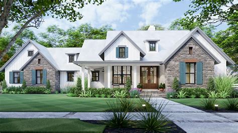 Most popular newest plans first beds, most first beds, least first baths, most first baths, least first sq. Plan 16916WG: 3-Bedroom New American Farmhouse Plan with L ...