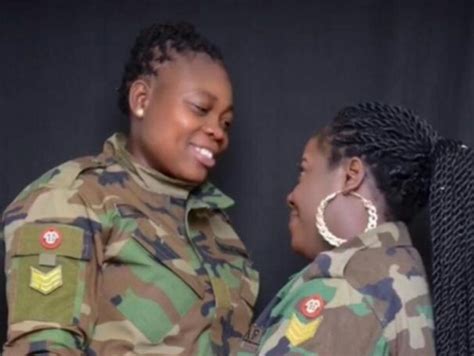 military authority to apply the whip after two military lesbians tie the knot voix of ghana