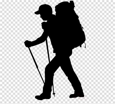 Hike Clipart Hiker Silhouette Hike Hiker Silhouette Transparent Free Images