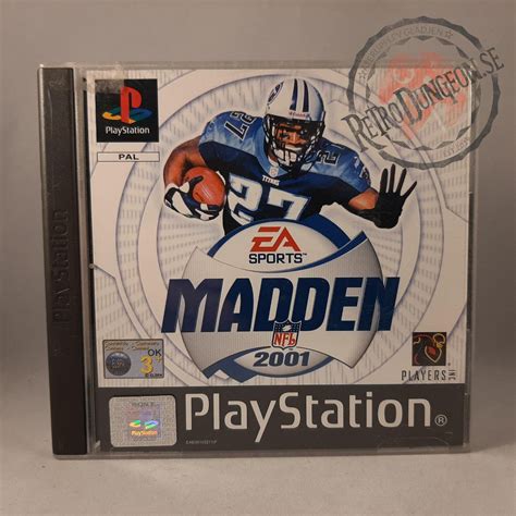 Madden Nfl 2001 Till Playstation 1 Ps1 406067287 Retrodungeon På