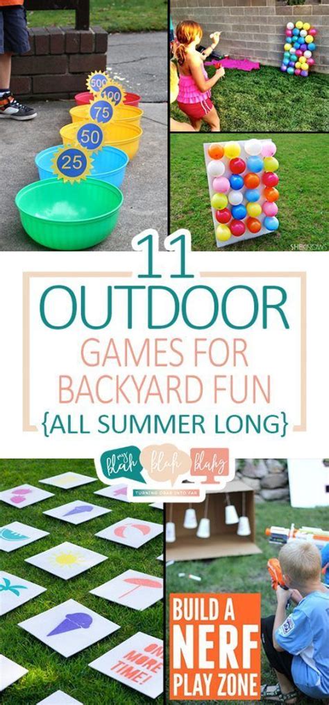 11 Outdoor Games For Backyard Fun All Summer Long Summer Fun For