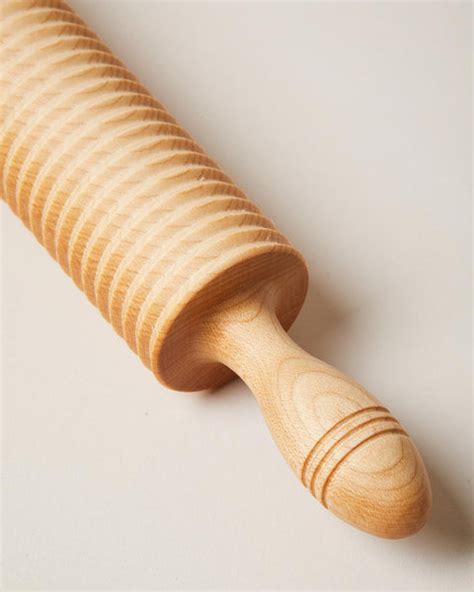 Textured Rolling Pin Farmhouse Pottery