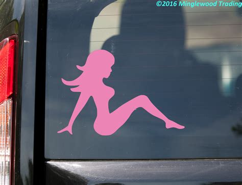 buy mudflap girl vinyl sticker trucker woman silhouette lady truck 4x4 die cut decal for