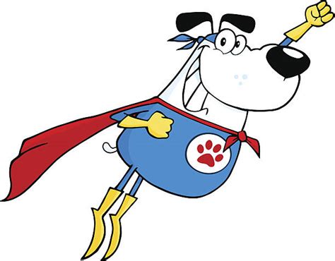 Cartoon Dog Superhero Pictures Illustrations Royalty Free Vector