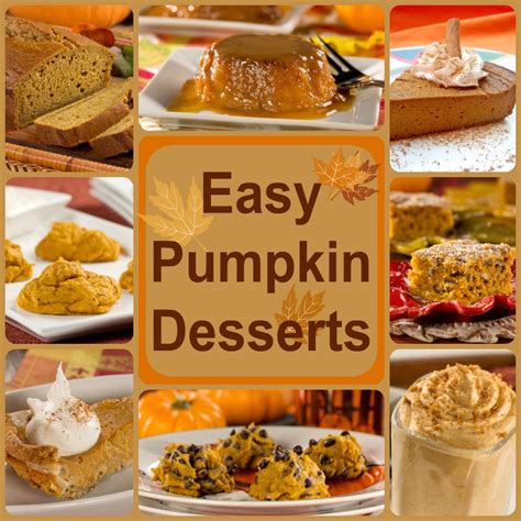 Healthy Pumpkin Recipes: 8 Easy Pumpkin Desserts ...