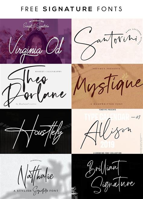41 Autograph And Signature Fonts Free And Premium Design With Red