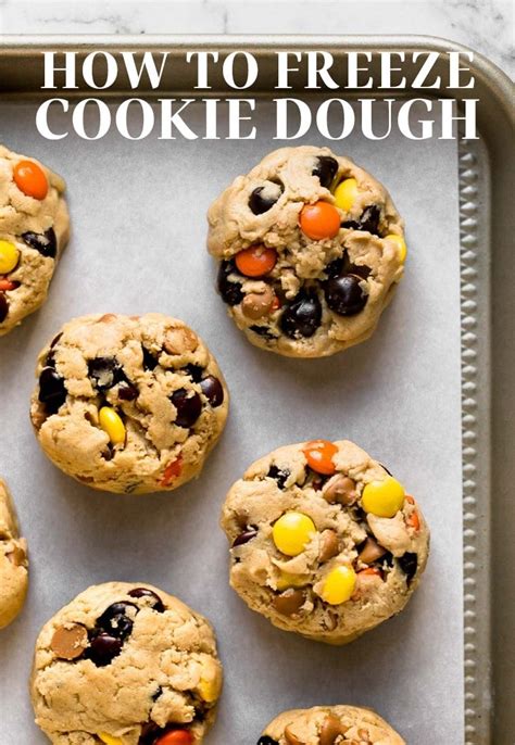 how to freeze cookie dough and bake from frozen