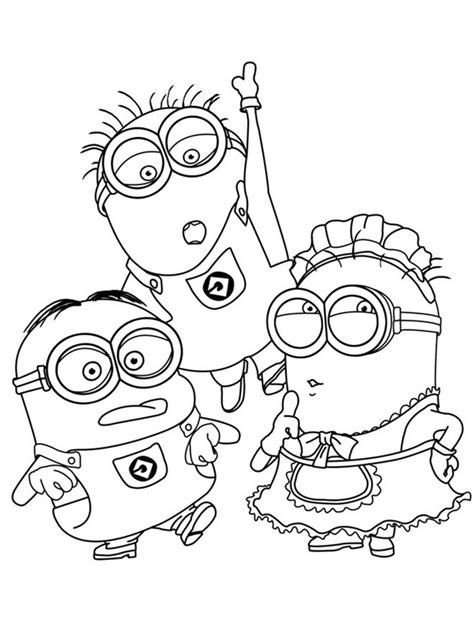 Minion Coloring Pages Best Coloring Pages For Kids