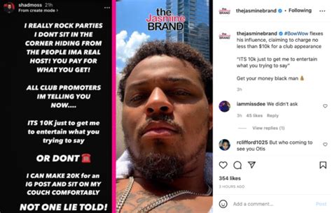 Bow Wow Says He Makes 20k Per Post For Instagram Promo Earns 10k For