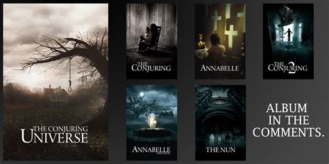 This may not be the perfect chronological order, but it does make sense in then there is the option to view the whole conjuring universe in its respective right chronological order. Collection The Conjuring Universe : PlexPosters