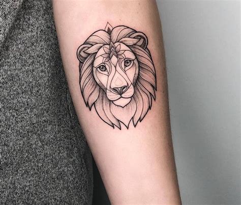 Simple Lion Forearm Tattoo Best Tattoo Ideas