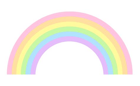 Pastel Rainbow Clip art - gold borders png download - 3803*2352 - Free