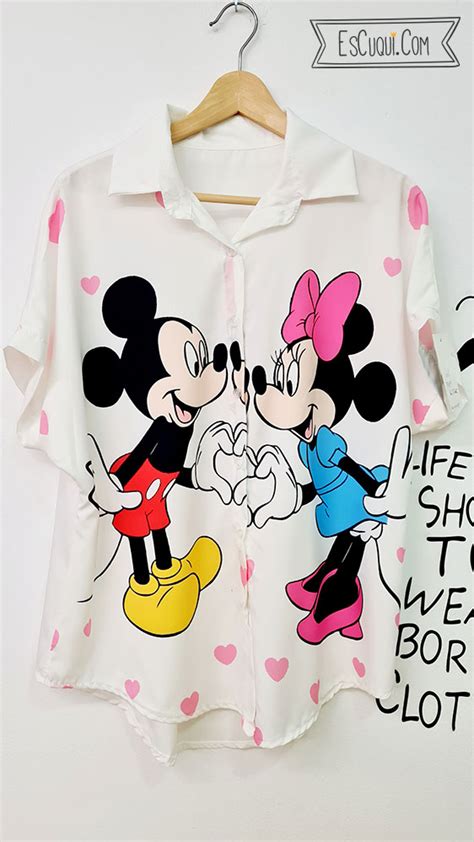 Blusón Mickey Minnie Color ⋆ Escuqui