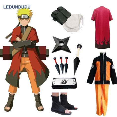 Anime Naruto Cosplay Costumes Outfit Uniforms Set Halloween Party