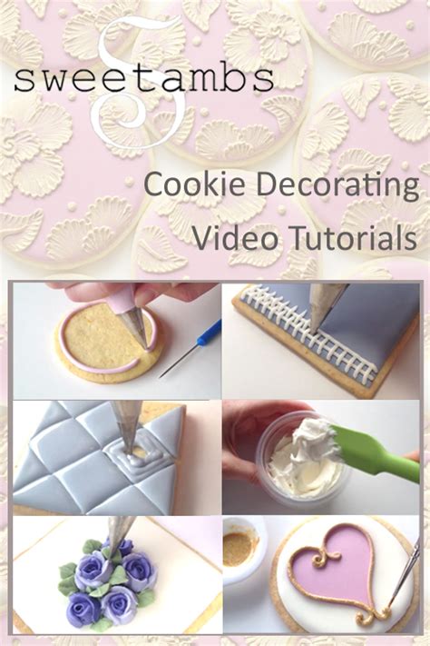 Cookie Decorating Video Tutorial Bundle Lessons 1 15 With Recipessweetambs