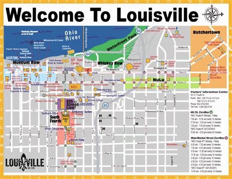 Map Of Louisville Ky Official Travel Source