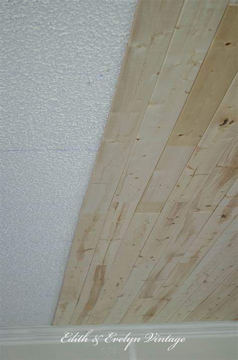 Plenty of ceiling wood planks to choose from. How to Plank a Popcorn Ceiling