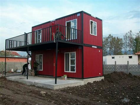 Made From 2 20 Foot Pre Fab Containers With An Awesome Deck Дом на