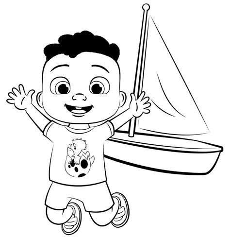 Cody And Jj Cocomelon Coloring Page Download Print Or Color Online