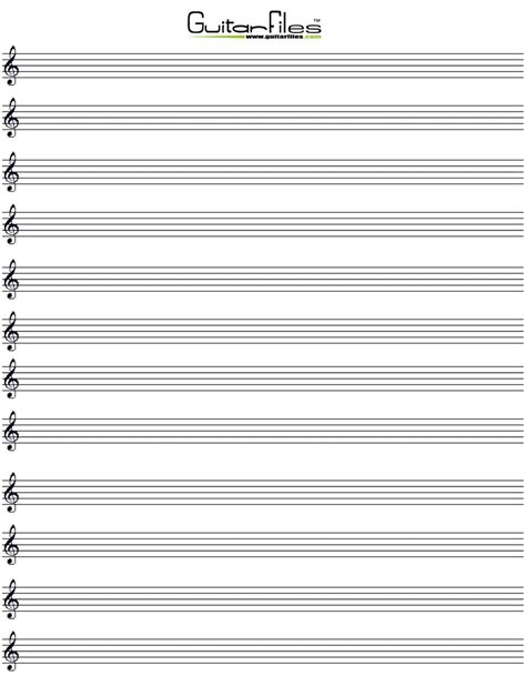Blank Music Staff Paper Blank Sheet Music Sheet Music Music Paper