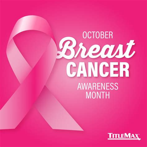 October Is Breast Cancer Awareness Month Titlemax
