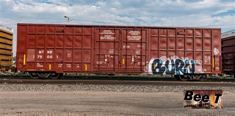 Burn Graffiti On Boxcar Train Side Train Graffiti Train Photography