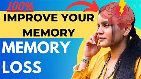 6 Best Solution For Memory Loss How To Improve Your Memory Youtube
