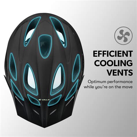 Valk Mountain Bike Helmet Large 58 61cm Bicycle Cycling Mtb Safety