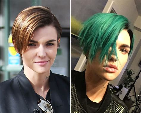 See The New Celebrity Hair Makeovers Of 2016 Ruby Rose Hair Rose