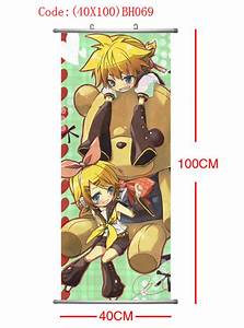 Hatsune, Miku, B, Anime, Poster, Banner, 40cm, X, 100cm